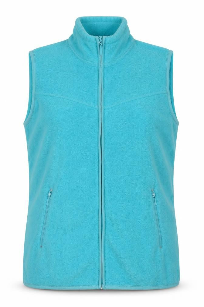 EWM Blue Fleece Women's Medium Waistcoat Full Zip