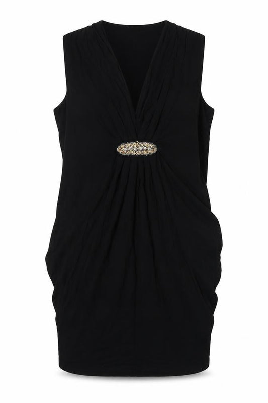 Marks & Spencer Black Sheath Dress Size 12