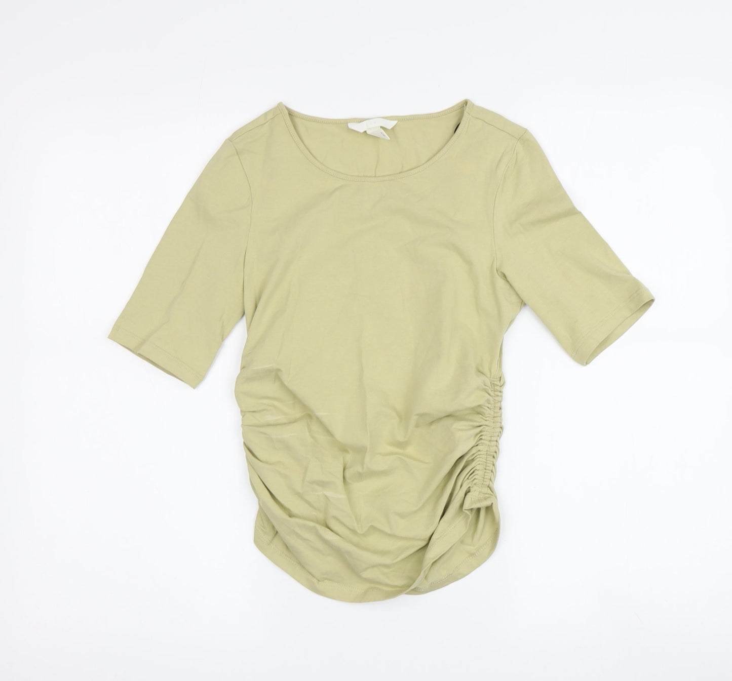 H&M Women's Beige XS Basic Stretch T-Shirt