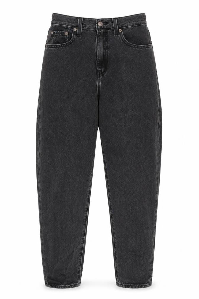 Levi's Women's Black High-Rise Tapered Jeans Size 4