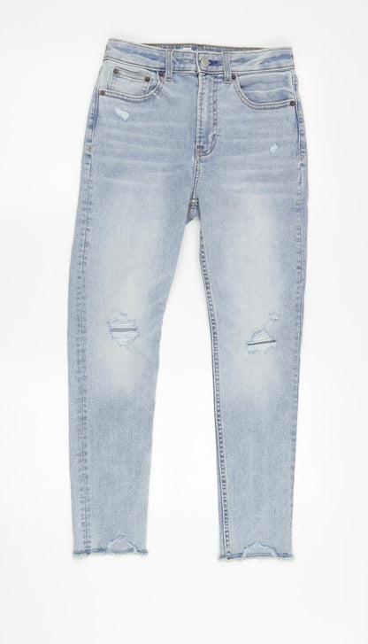 Gap Girls Blue Skinny Jeans Size 12, High-Rise