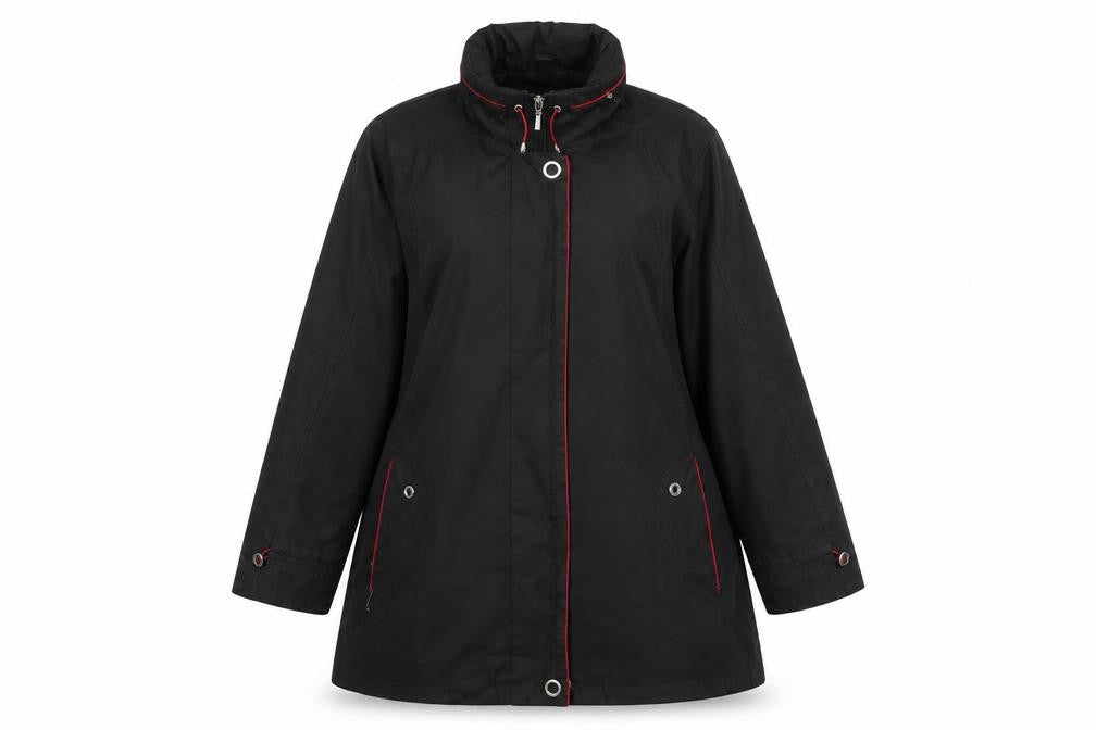 Klassik Women’s Black Rain Coat Size 14