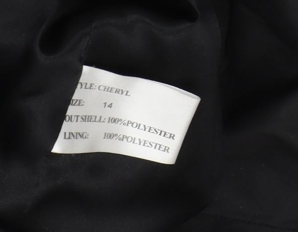 Klassik Women’s Black Rain Coat Size 14
