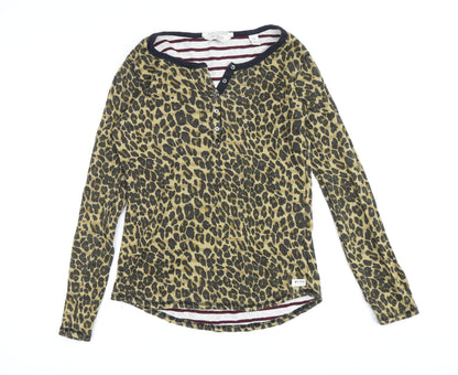 Scotch & Soda Women's Multicoloured Animal Print Blouse