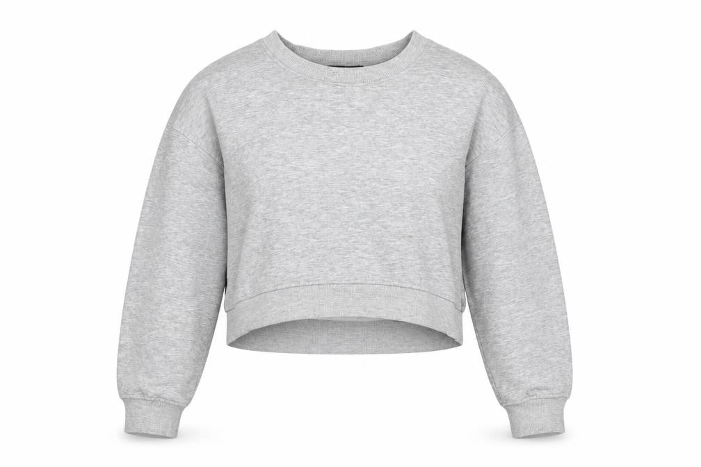 Zara Grey Women's S Pullover Sweatshirt