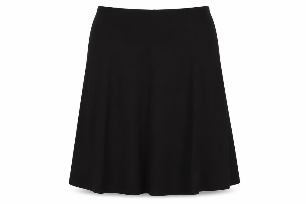 Classics Women's Black A-Line Knee Length Skirt