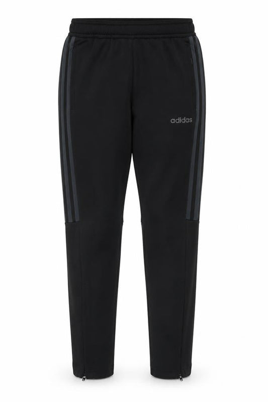 Adidas Boys Black Track Pants 10Yrs - Elastic Waist Comfort