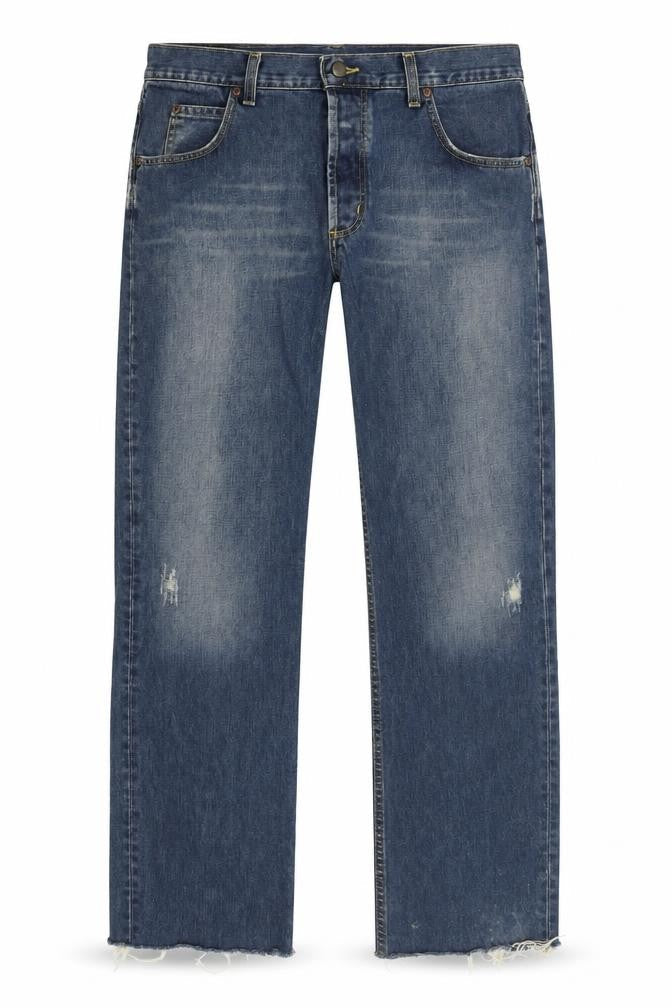 Lee Men's Blue Straight Denim Jeans, Size 36-32