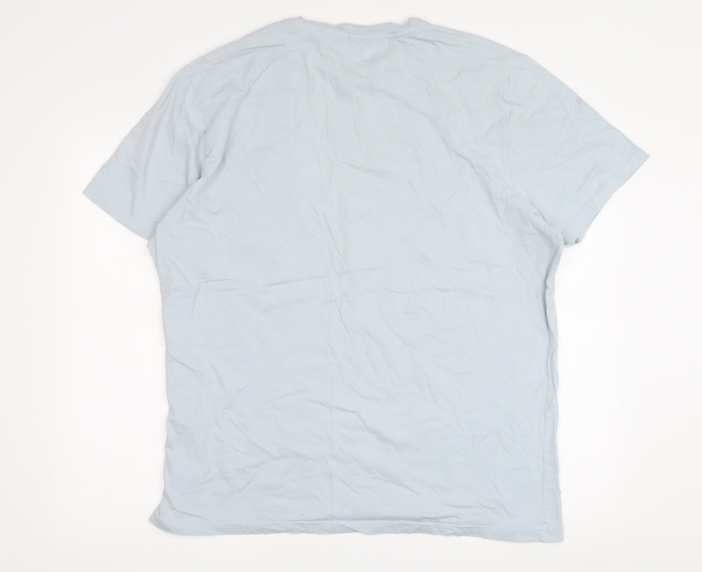 Ben Sherman Men's Blue Cotton Jersey T-Shirt Size 2XL
