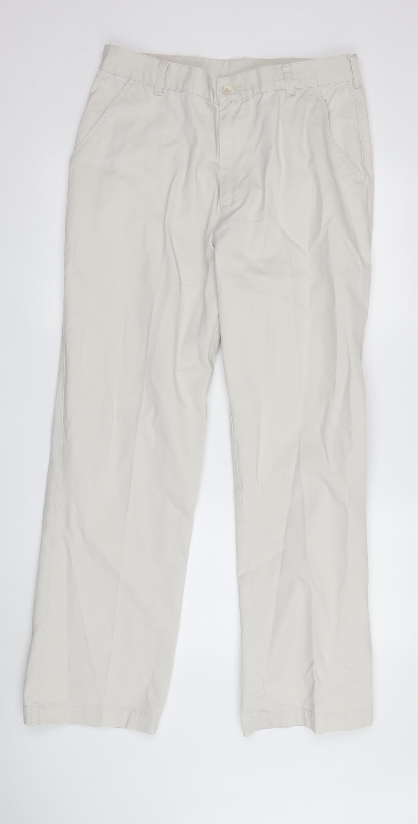 Cotton Traders Men's Beige Chino Trousers Size 34