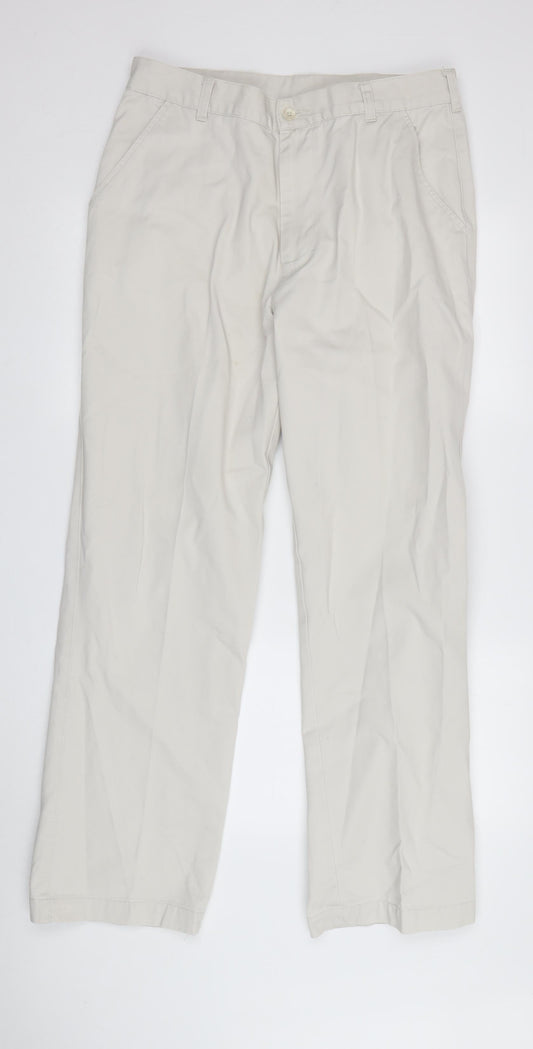 Cotton Traders Men's Beige Chino Trousers Size 34