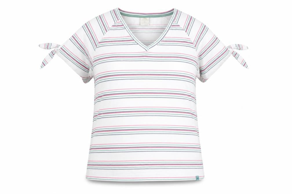 Trespass Women's Striped T-Shirt, Size 16, White