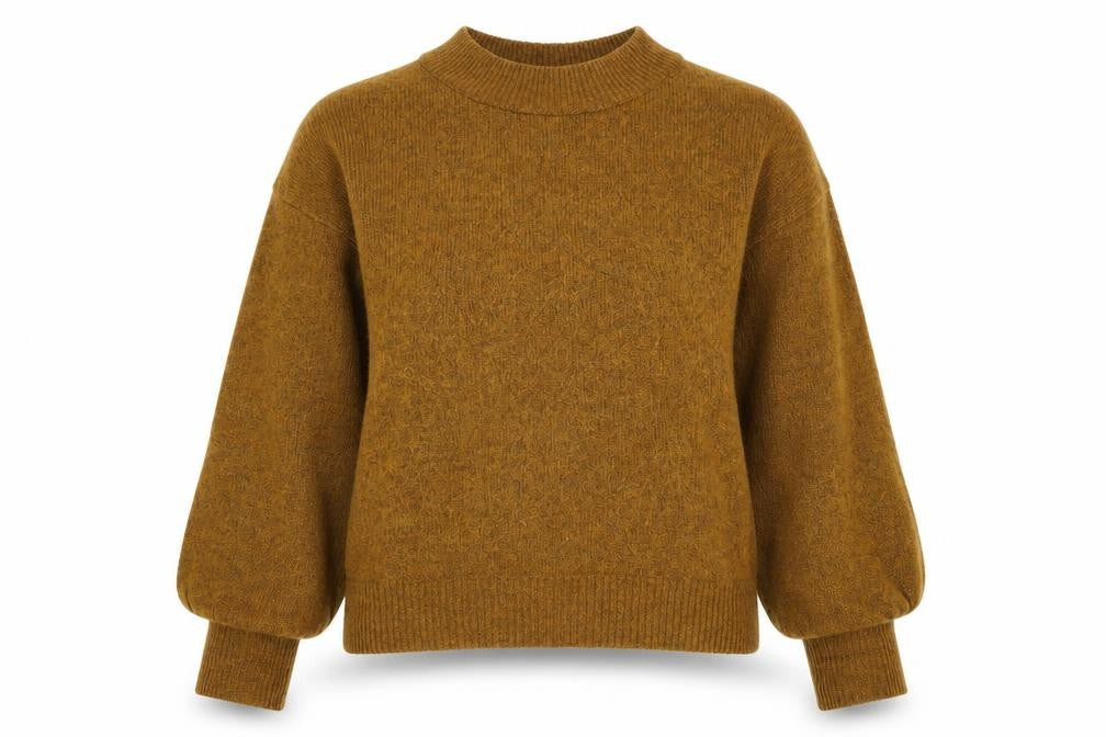 New Look Women's Brown Crew Neck Jumper L