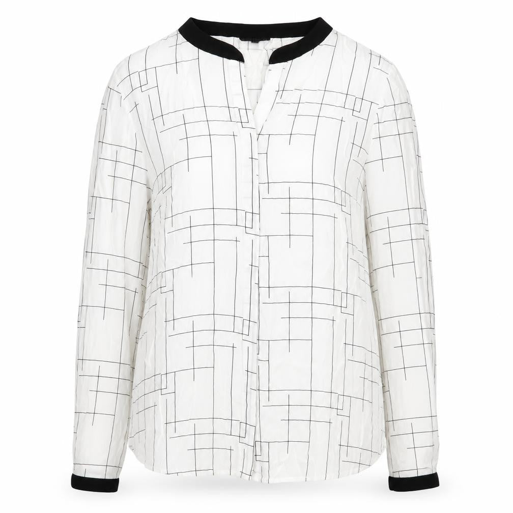 Warehouse Women’s Geometric Long Sleeve Top, Size 12