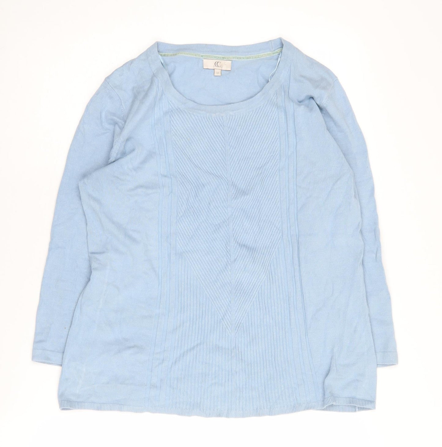CC Women's Blue Round Neck Jumper Size M