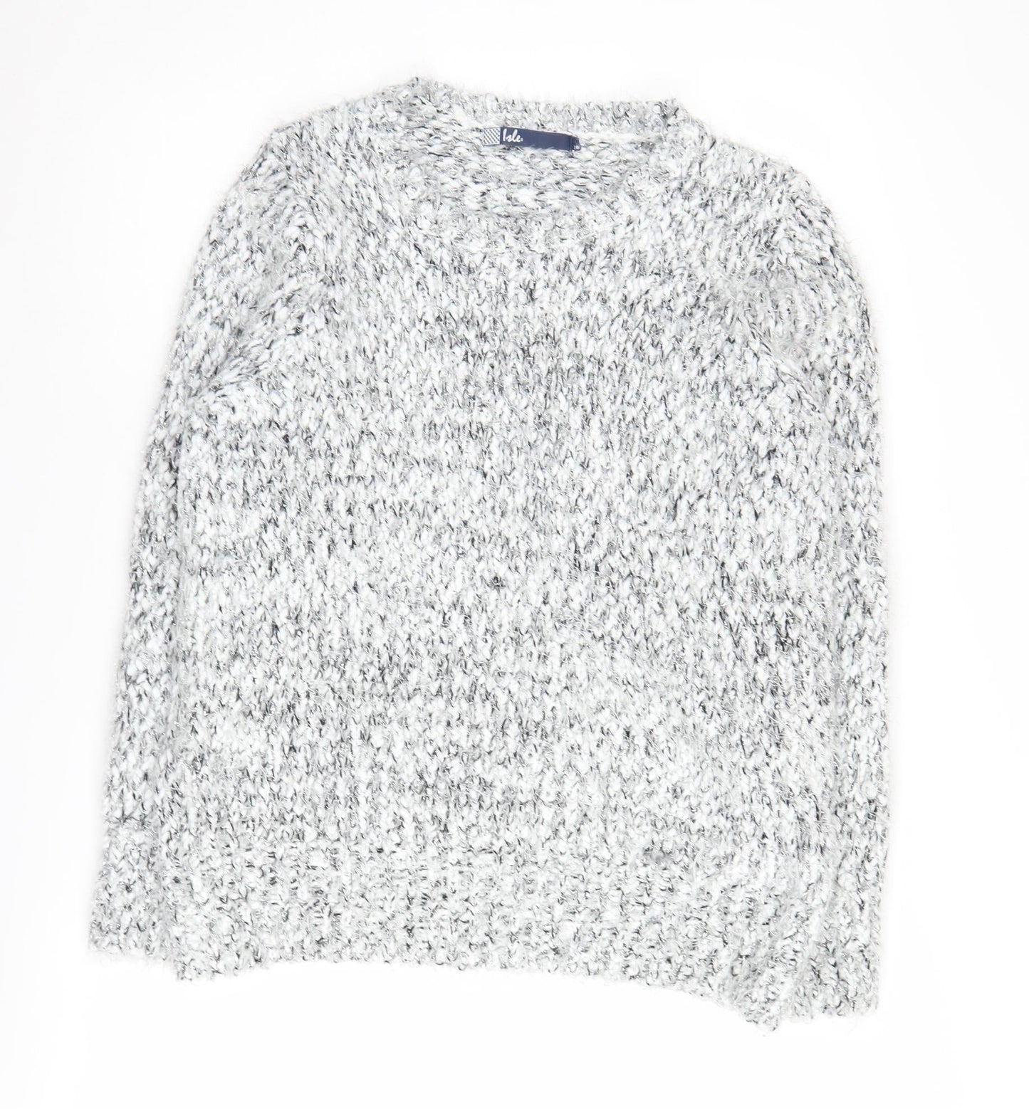 Isle Women's Grey Pullover Jumper Size M