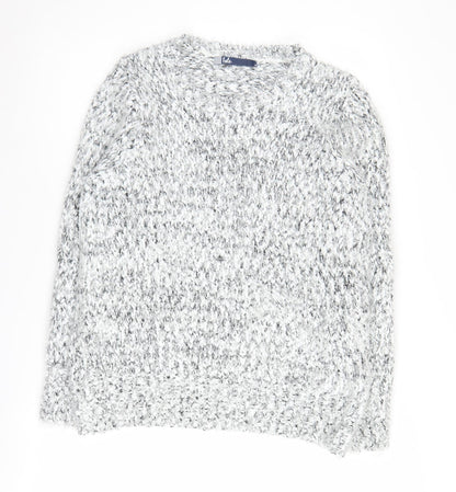 Isle Women's Grey Pullover Jumper Size M
