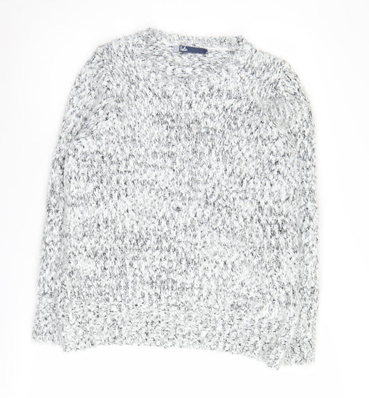 Isle Women's Grey Pullover Jumper Size M