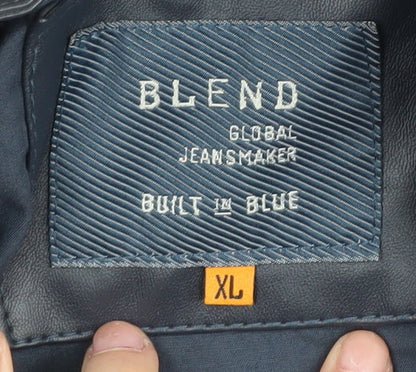 Blend Men's Black XL Basic Jacket Stand-Up Collar