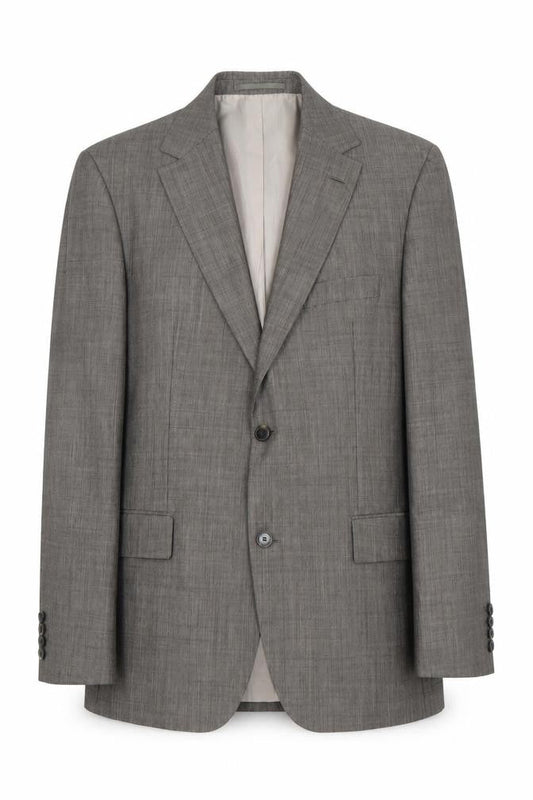 HUGO BOSS Men's Grey Blazer 40R Wool Business