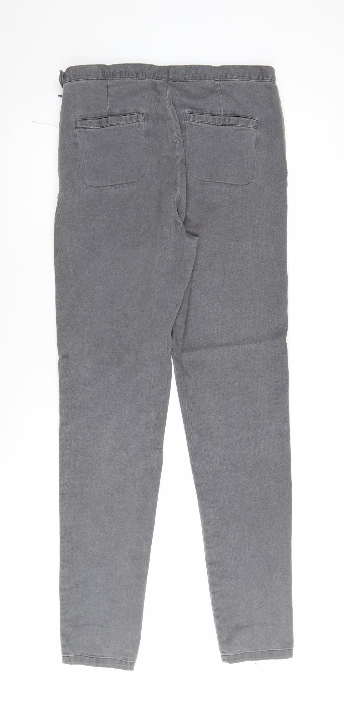 Laura Ashley Womens Grey Skinny Jeggings Size 14