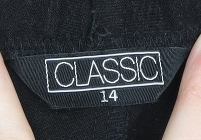 Classics Women's Black Dress Pants Size 14