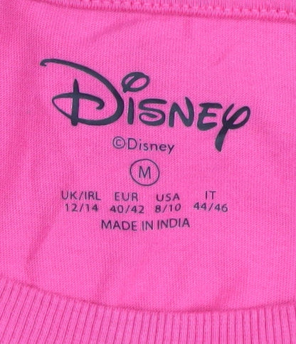Preloved Disney Women's Pink Mickey Mouse T-Shirt Medium - Label