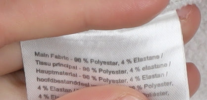 Close-up detail of Dare 2b girls’ grey softshell jacket 8 years wind-resistant