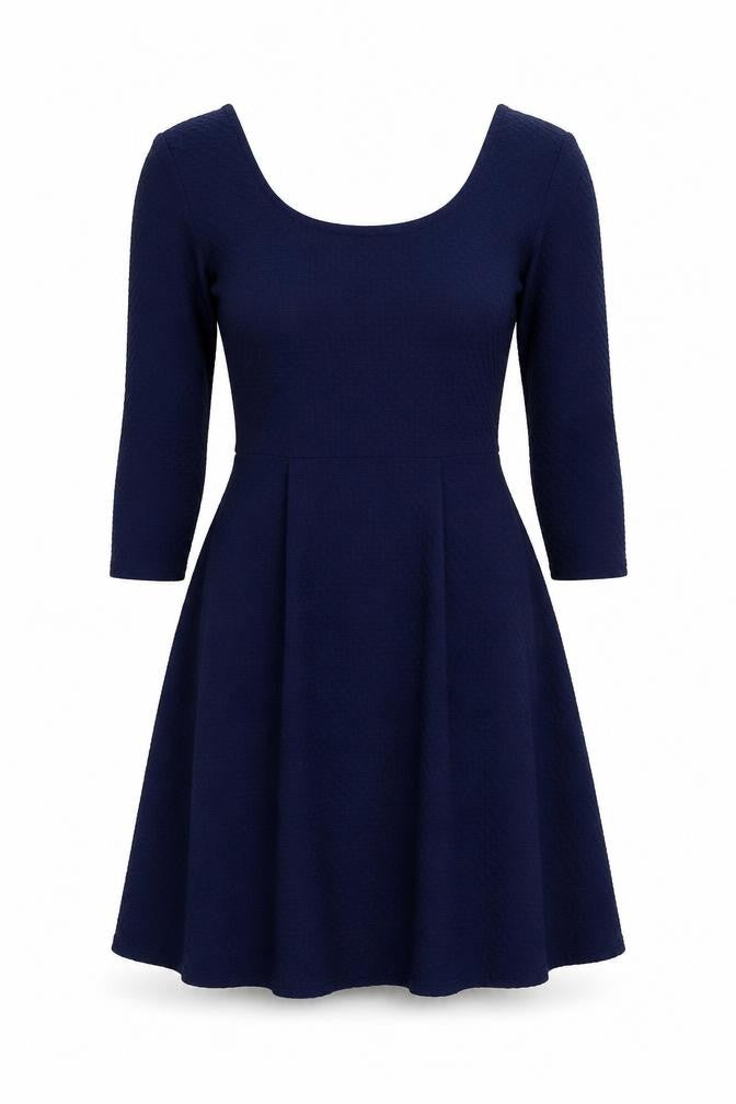 Miss Selfridge Women's Blue Fit & Flare Dress Size 8
