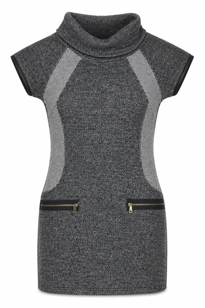 Quiz Women's Grey Bodycon Dress Size 8