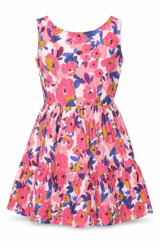 Next Girls Multicoloured Fit & Flare Floral Dress 14Y