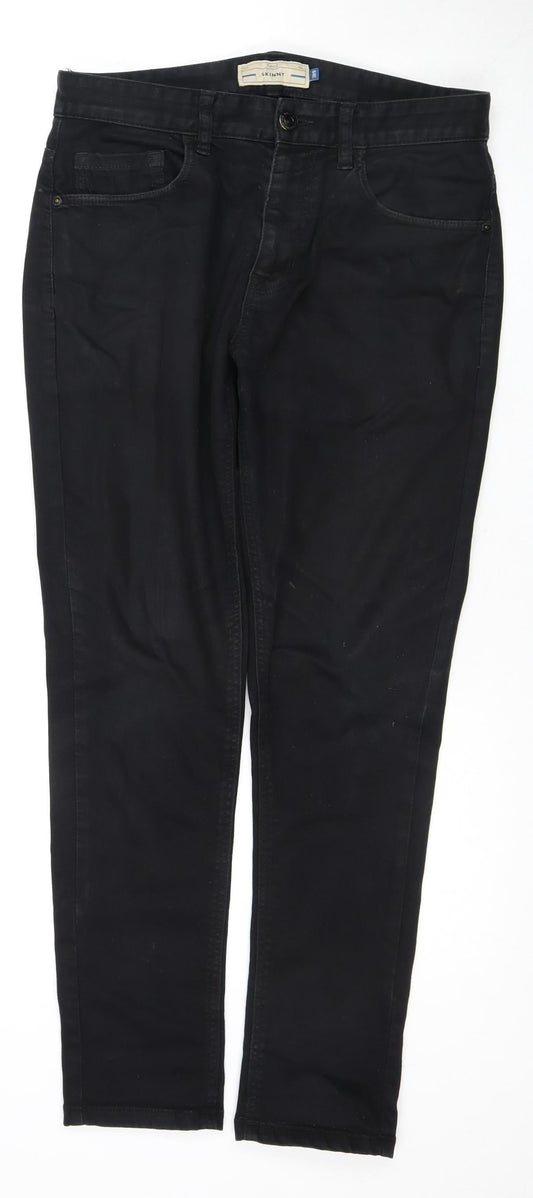 Next Men's Black Skinny Denim Jeans Size 30S