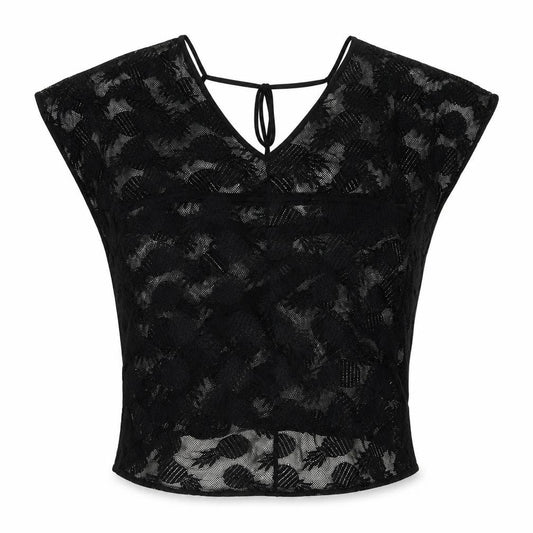 SoulCal Women's Black Lace Camisole Blouse, Size 12