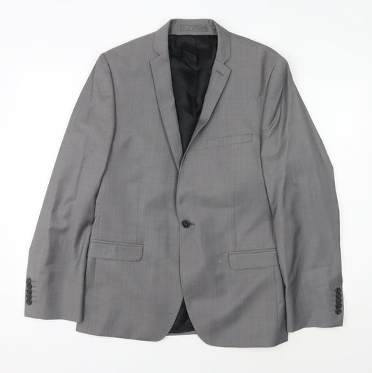 Ben Sherman Men's Grey Blazer, Size 40 Chest.