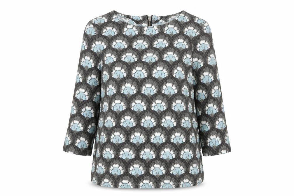 White Stuff Women's Multicoloured Tunic Blouse, Size 8