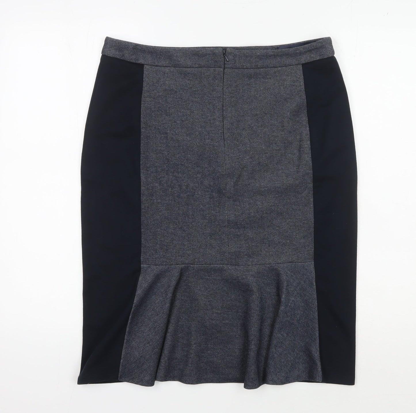 Viyella Women's Grey Pencil Skirt, Size 12, Business Casual