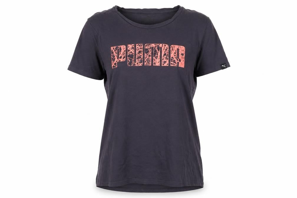 Puma Women's Black Crew Neck T-Shirt, Size 14