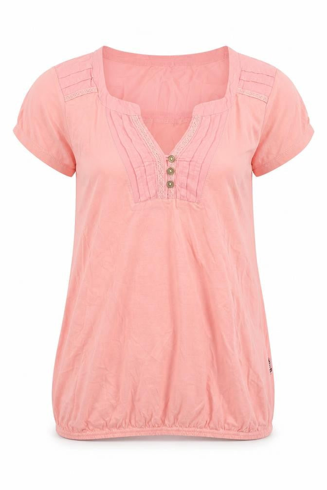 Trespass Women's Pink Short Sleeve V-Neck T-Shirt