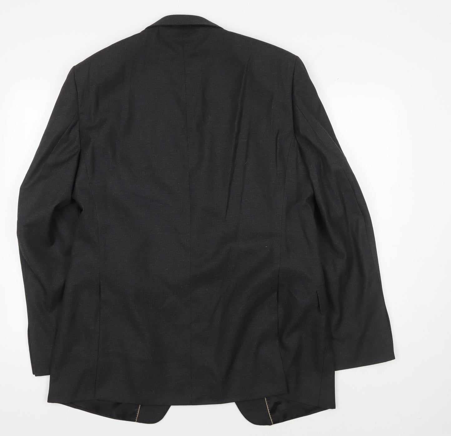 Dehavilland Men's Black Suit Jacket 42L Regular Fit