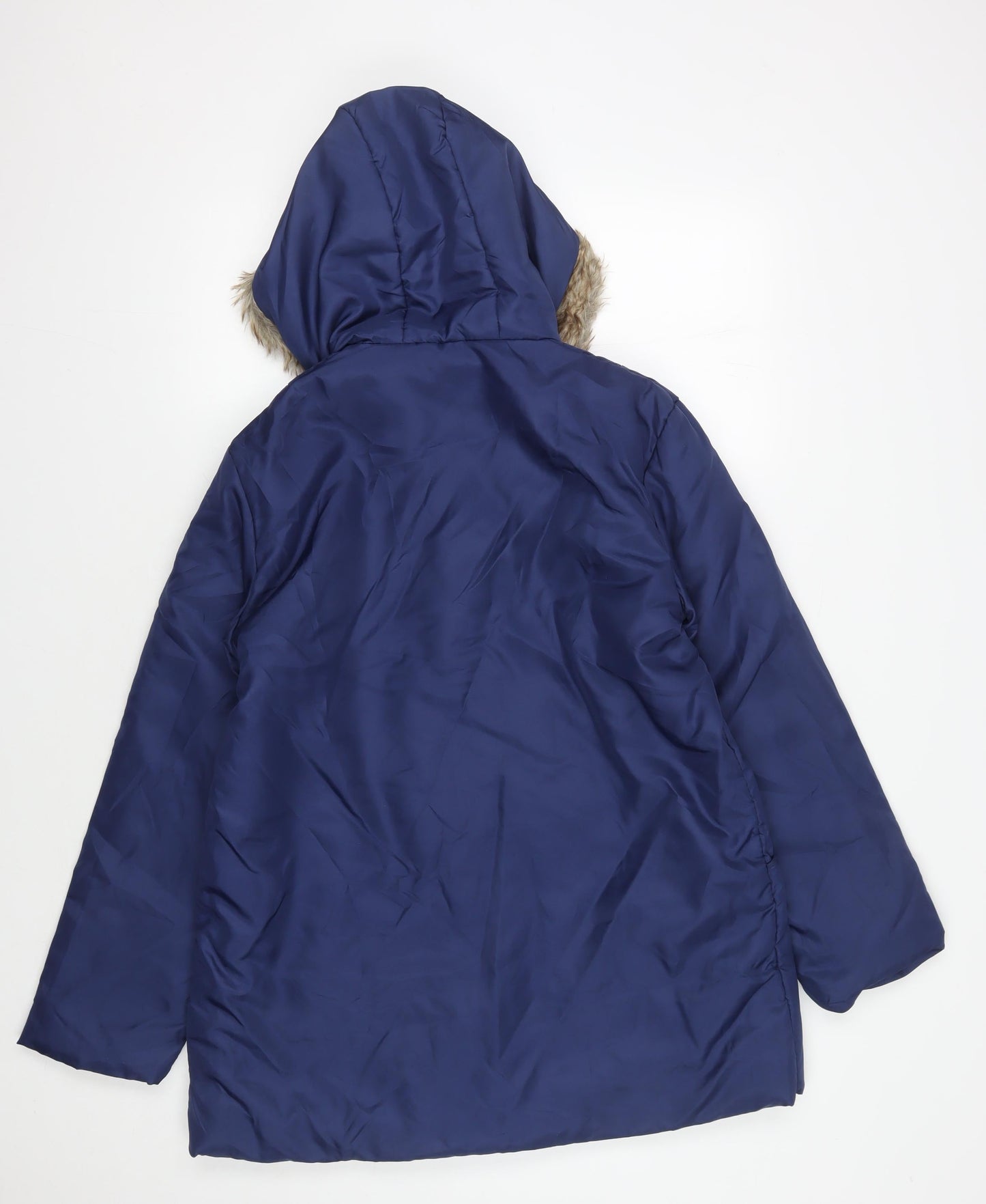 Anne de Lançay Women's Blue Hooded Puffer Jacket S