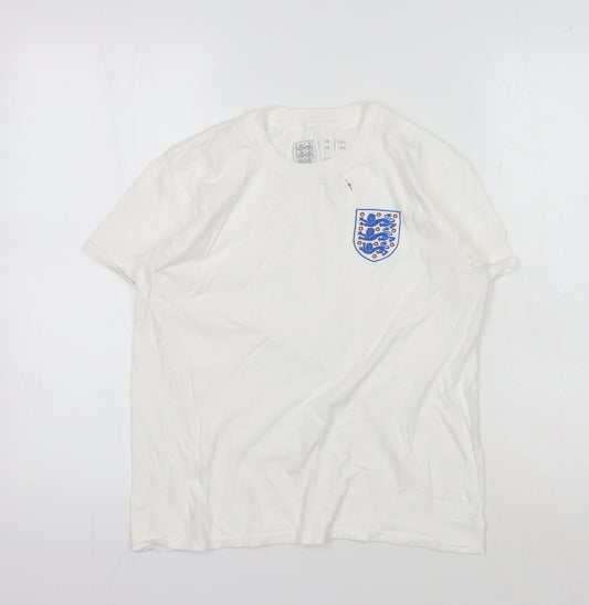 Football Association White XS T-Shirt Unisex Cotton Classic
