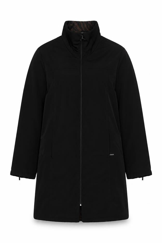 Jacques Vert Women's Black Polyester Coat L