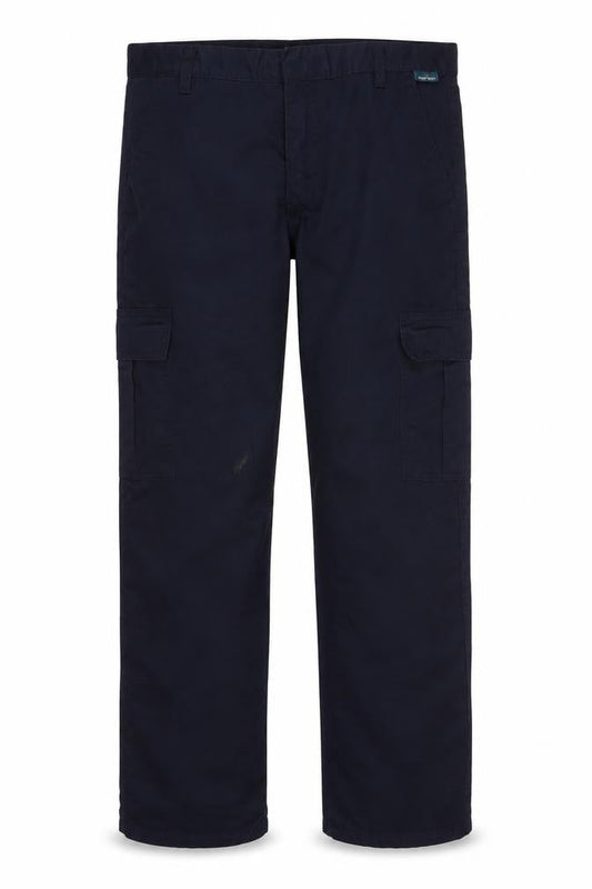 Portwest Men's Blue Cargo Trousers 32 in Regular