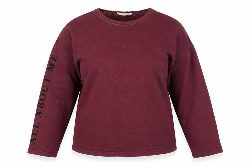 Mango Women's Red Pullover Sweatshirt, Size 12