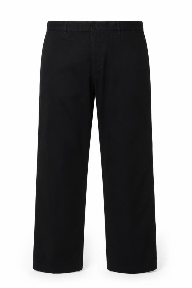 Dunlop Men's Black Regular Fit Trousers, Size 36