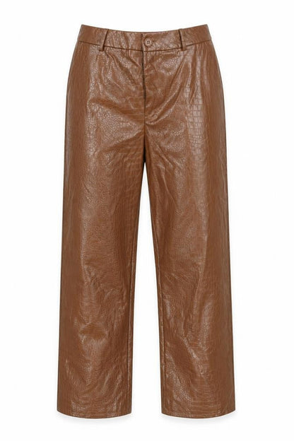 PRETTYLITTLETHING Women's Brown Trousers Size 10