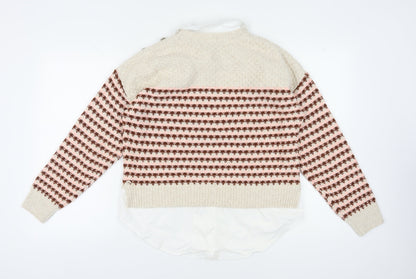 Next Women's Multicoloured Pullover Jumper M
