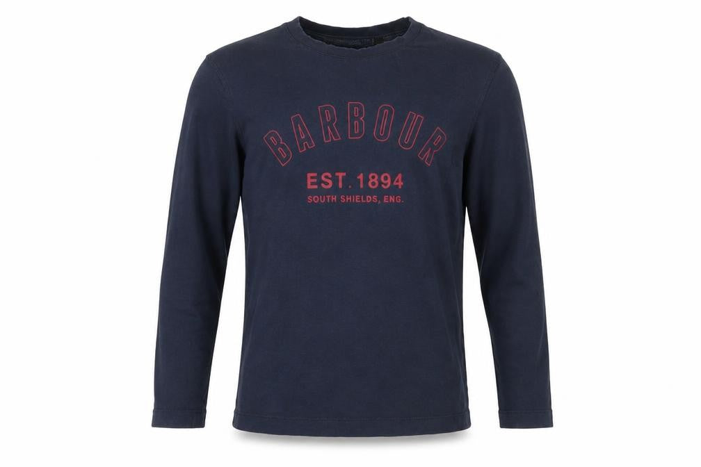 Barbour Boys Blue Long Sleeve Cotton Casual Top S