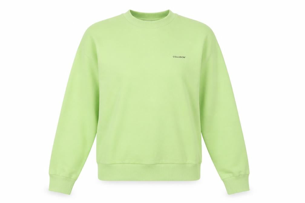 Collusion Women's Green XS Pullover Sweatshirt