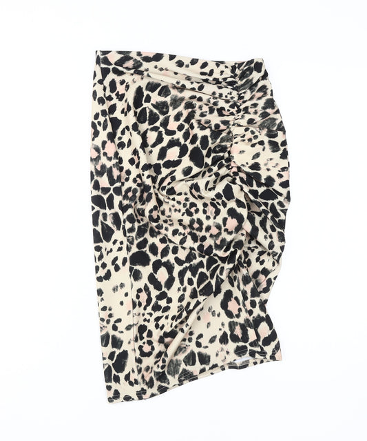 Quiz Women's Multicoloured Animal Print Pencil Skirt Size 8